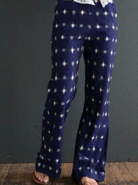Alix of Bohemia Charlie Pant- Ikat Cobalt - Women's XL- retails for $540